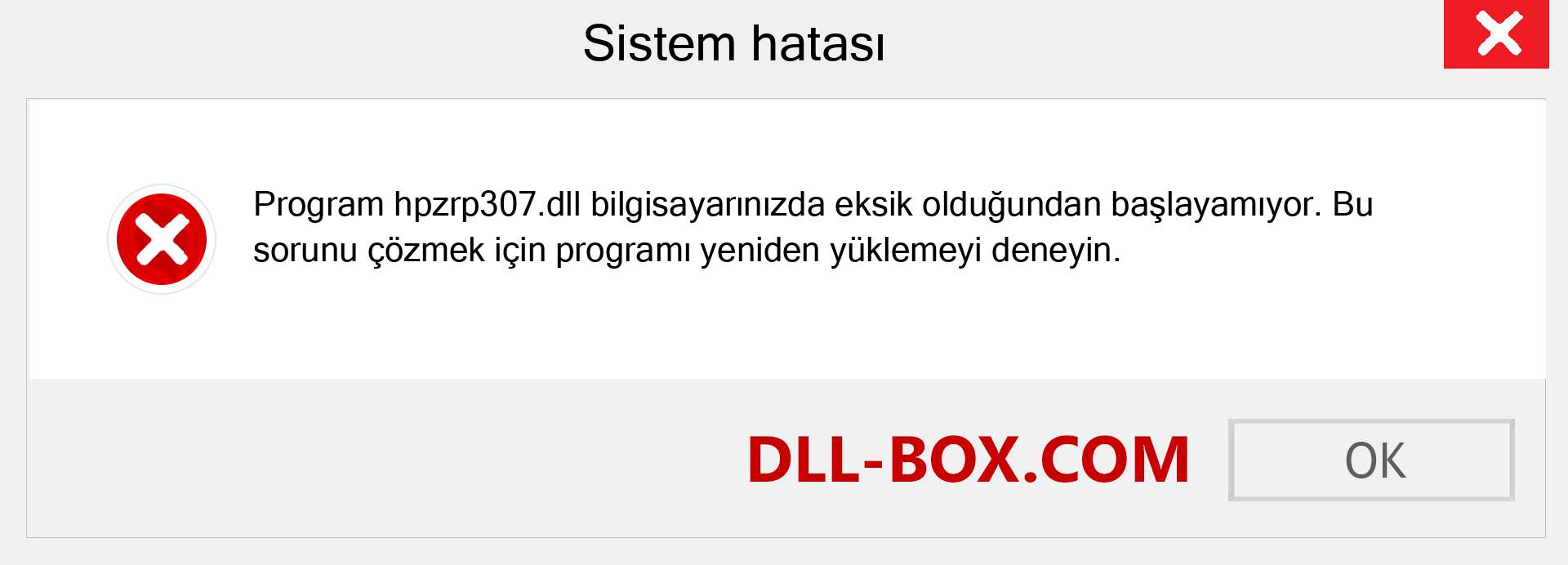 hpzrp307.dll dosyası eksik mi? Windows 7, 8, 10 için İndirin - Windows'ta hpzrp307 dll Eksik Hatasını Düzeltin, fotoğraflar, resimler